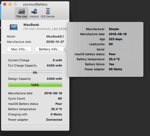 Macbook Akku Garantietausch