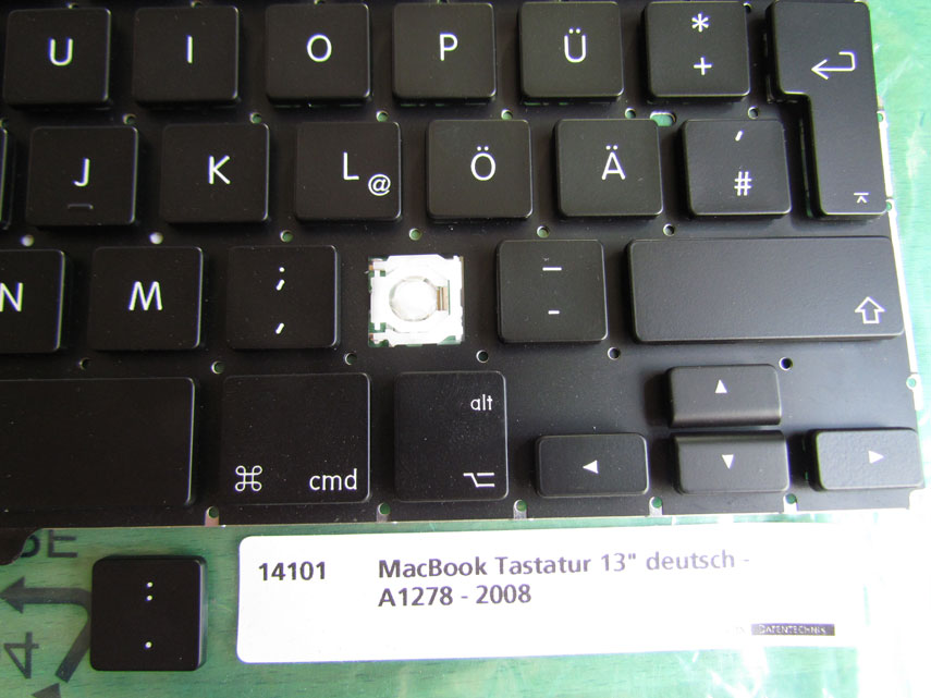 MacBook Tastaturmechanik und Kappen 13 Zoll 2008