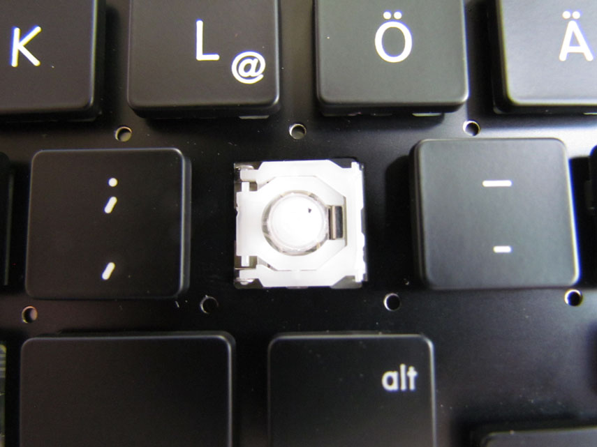MacBook Pro Tastatur Hebelmechanik und Kappe 13 Zoll 2009 - 2012