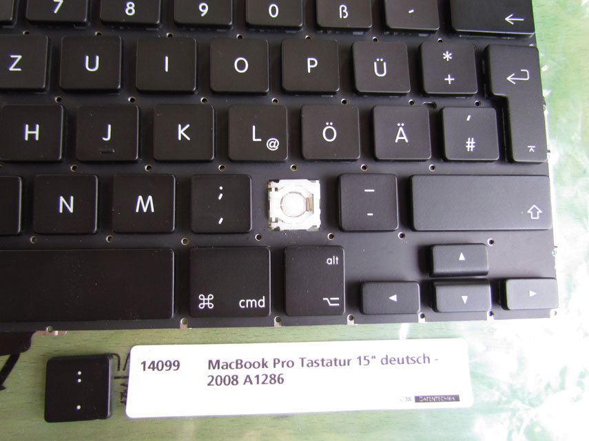 MacBook Pro Tastaturmechanik und Kappen 15 Zoll 2008