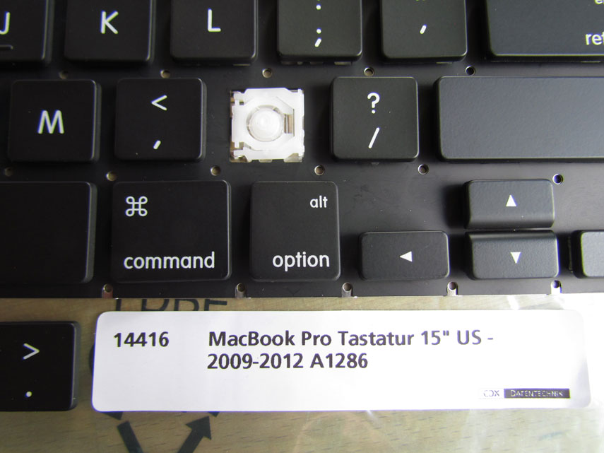 MacBook Pro Tastaturmechanik und Kappen 15 Zoll 2009 - 2012 US Version