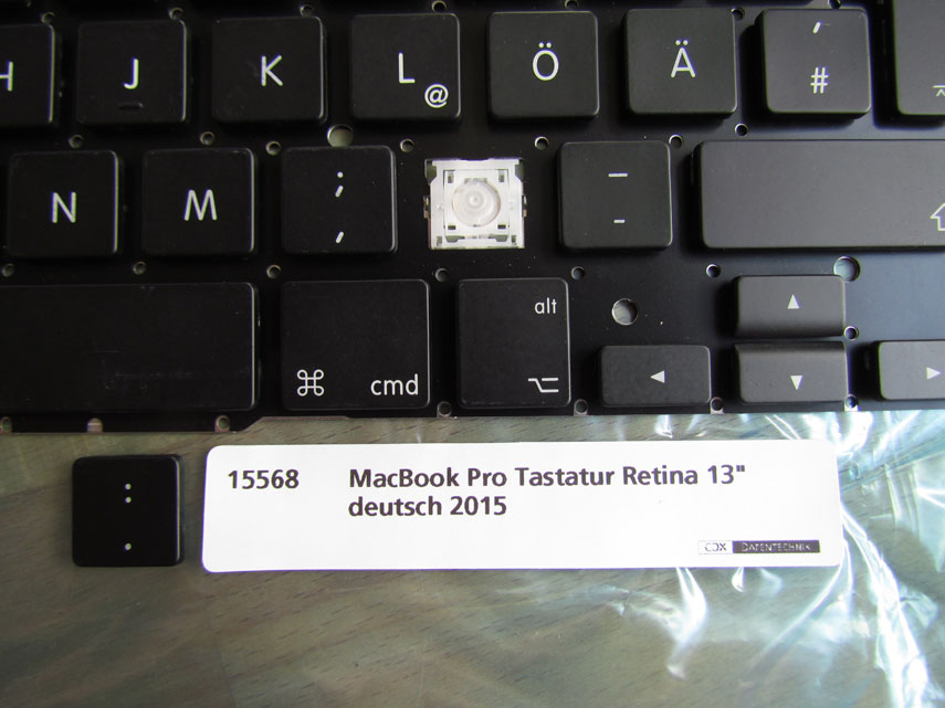 MacBook Pro Retina Tastatur 13 Zoll 2015