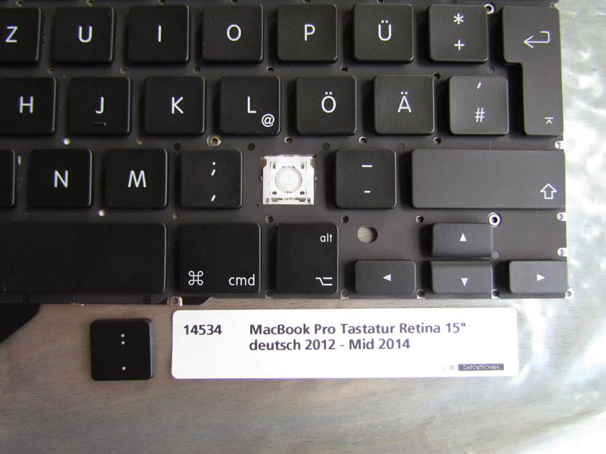 MacBook Pro Retina Tastatur 15 Zoll 2012 - 2014