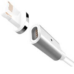USB auf Lightning - iPhone Ladekabel MagSafe rose