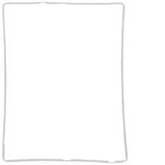iPad 2 / 3 / 4 Middle Frame White mit Klebepads Original