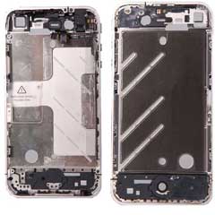 iPhone 4 Mid Frame mit Bezel Full Assembly Black