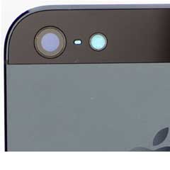 iPhone 5 Back Cover Black mit Teilen Original