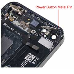 iPhone 5 Power Button Metal Pin