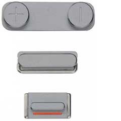 iPhone 5S / SE Side Buttons grey Original Qualität