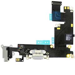 iPhone 6 Plus Kopfhörerbuchse mit Lightning Connector hellgrau Original Qualität