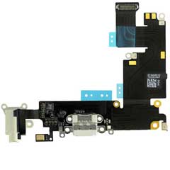 iPhone 6 Plus Kopfhörerbuchse mit Lightning Lade-Buchse White Original Qualität