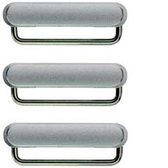 iPhone 6 / 6 Plus Side Button Set grau Erstausrüster Qualität
