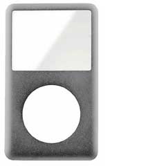 iPod Classic Gehäuse Front Silver