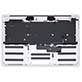 MacBook Pro Gehäuse - 13 M1 TopCase 2020 A2338 mit Tastatur silber Original Qualität