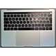 MacBook Pro Gehäuse - 13 TopCase 2016 - 2017 mit Tastatur silber A1706 Original