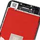 iPhone 8 / SE 2 / SE 3 Display Schwarz komplett - Grade-A+