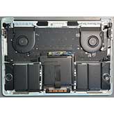 MacBook Pro Gehäuse - 13 TopCase 2016 - 2017 mit Tastatur silber A1706 Original