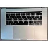 MacBook Pro Gehäuse - 15 TopCase 2016 - 2017 mit Tastatur silber A1707 Komplett