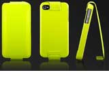iPhone 4 / 4S / SE Leder Hülle - More Shocking Lemon Erstausrüster Qualität