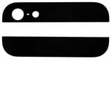 iPhone 5 Back Cover Glas Schwarz