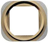 iPhone 5S / SE Home Button Metall Ring gold